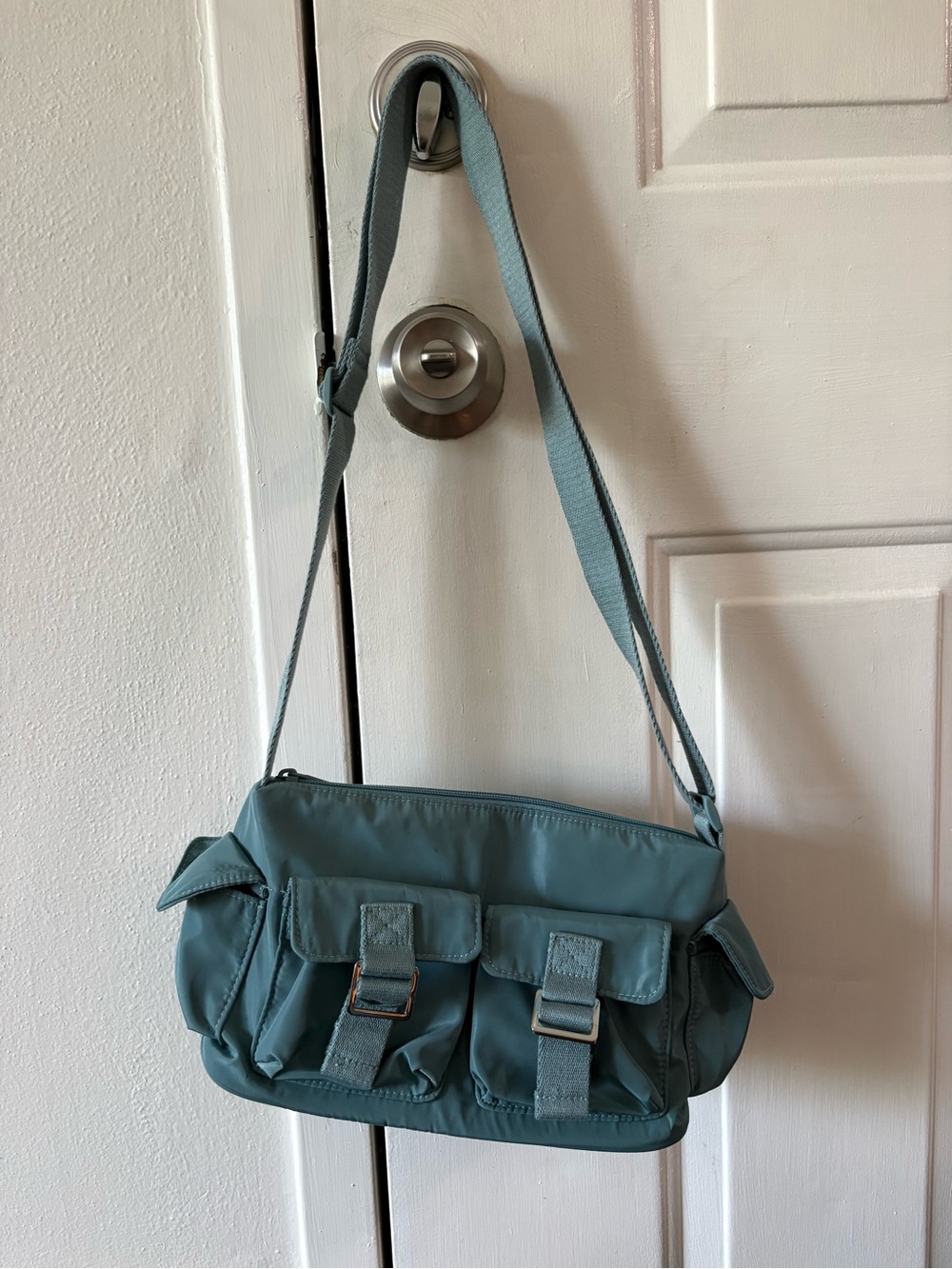 PINK Victoria's Secret Teal Shoulder Bag